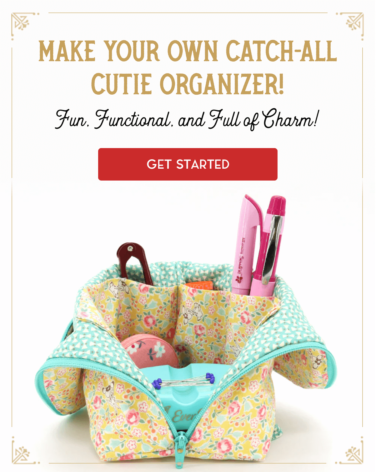 make your own catch-all cutie organizer