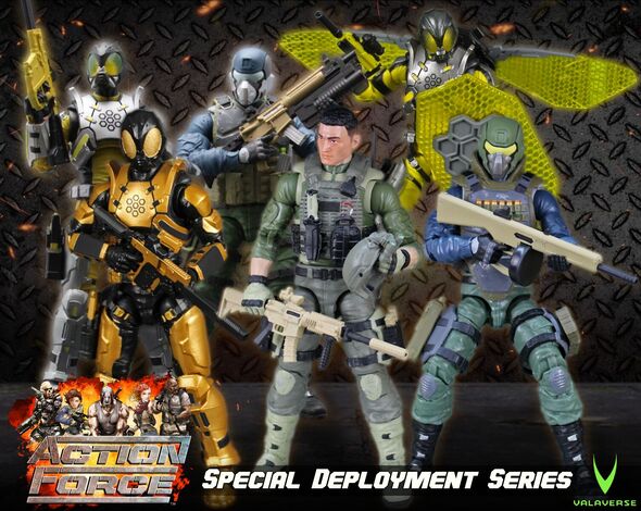 Valaverse ACTION FORCE Special Deployment retailer Series Infantry Commando