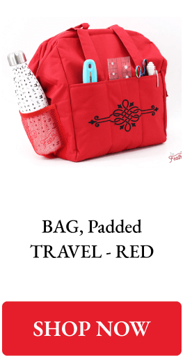 BAG, Padded TRAVEL - RED