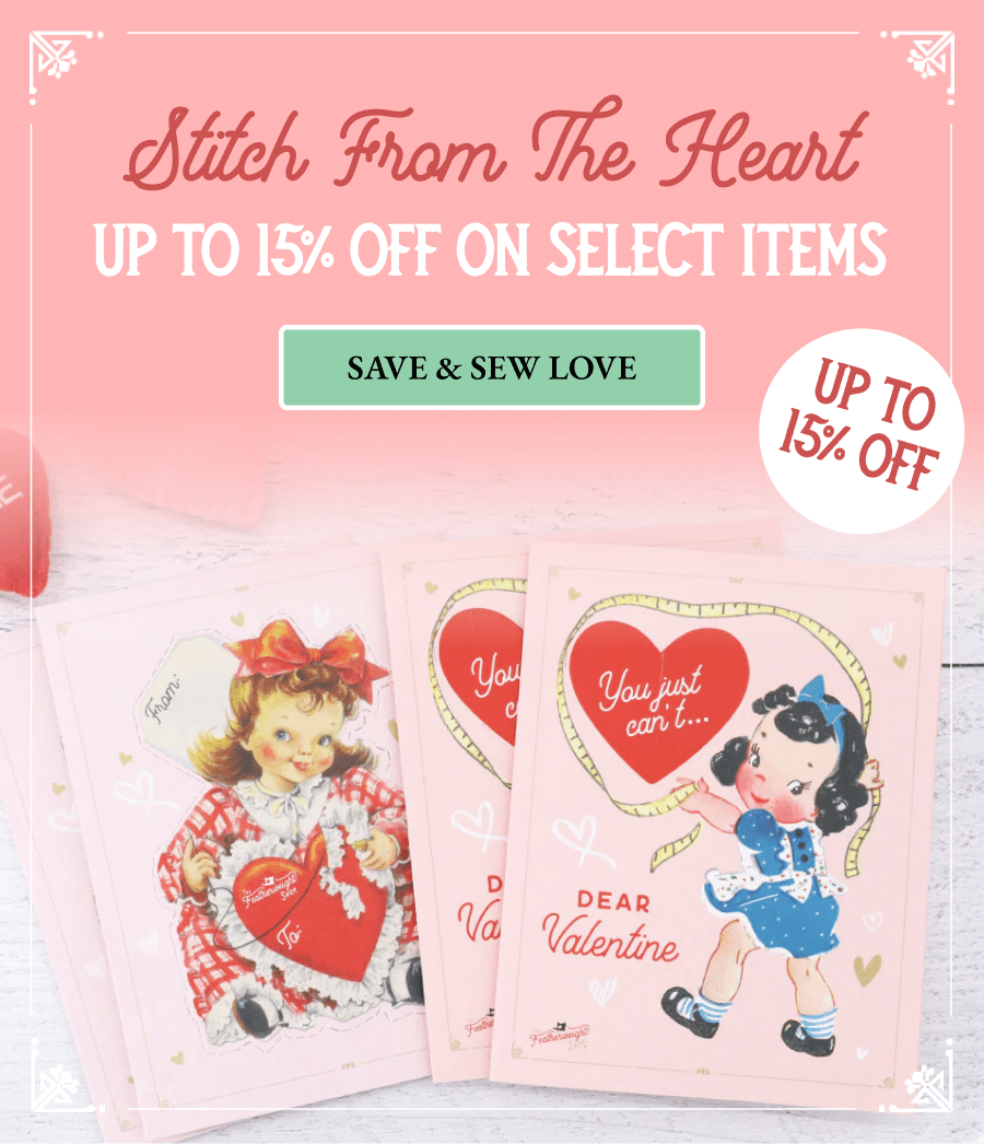 Stitch From The Heart 15% OFF ON LOVE-INSPIRED GEMS!