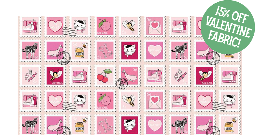 15% OFF Valentine Fabric