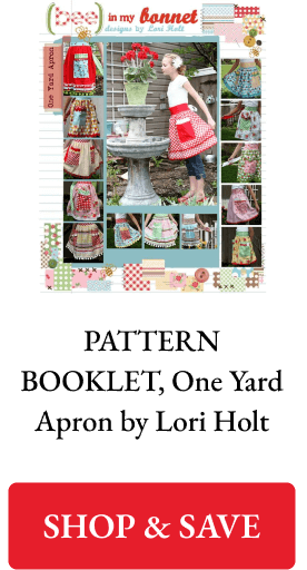 PATTERN BOOKLET, One Yard Apron by Lori Holt