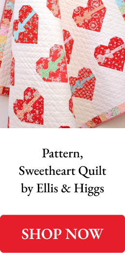 Pattern, Sweetheart Quilt by Ellis & Higgs