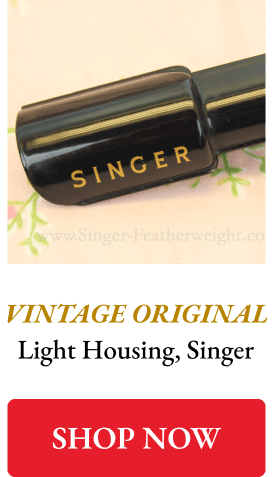 VINTAGE ORIGINAL Light Housing, Singer