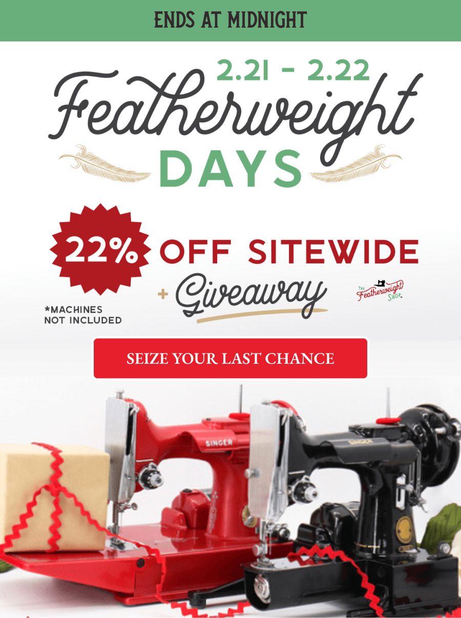 Featherweight Days: Hours Left