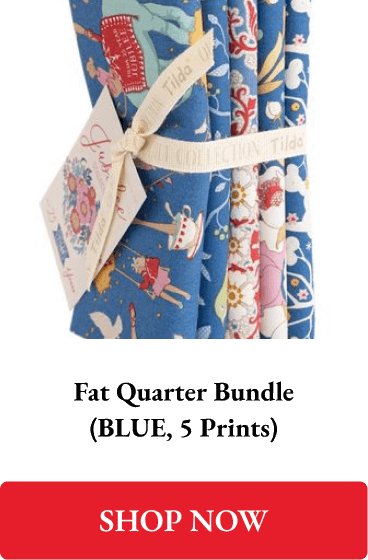 Fat Quarter Bundle (BLUE, 5 Prints)