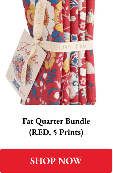 Fat Quarter Bundle (RED, 5 Prints)