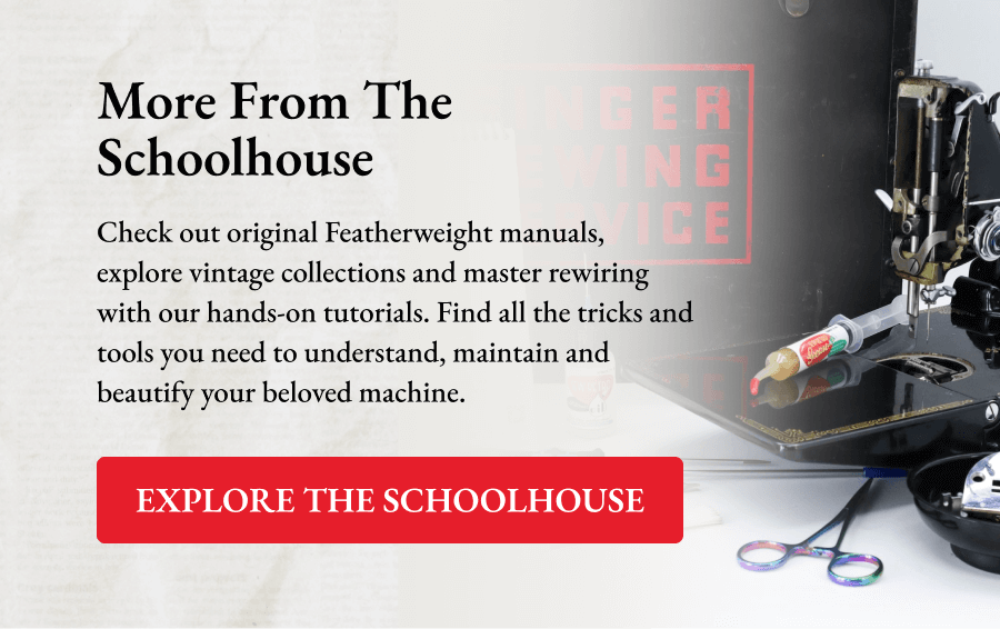 Discover More At The Featherweight Schoolhouse