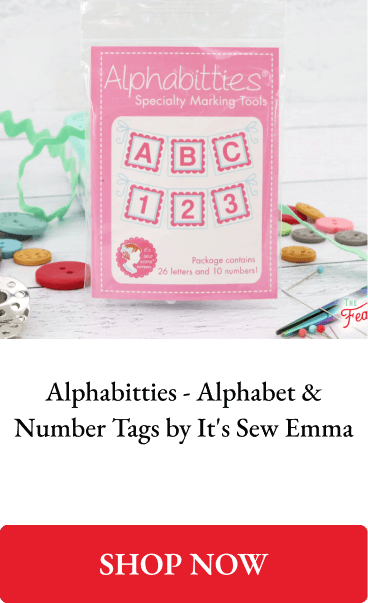 Alphabitties - Alphabet & Number Tags by It's Sew Emma