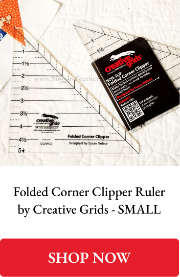 Folded Corner Clipper Ruler by Creative Grids - SMALL