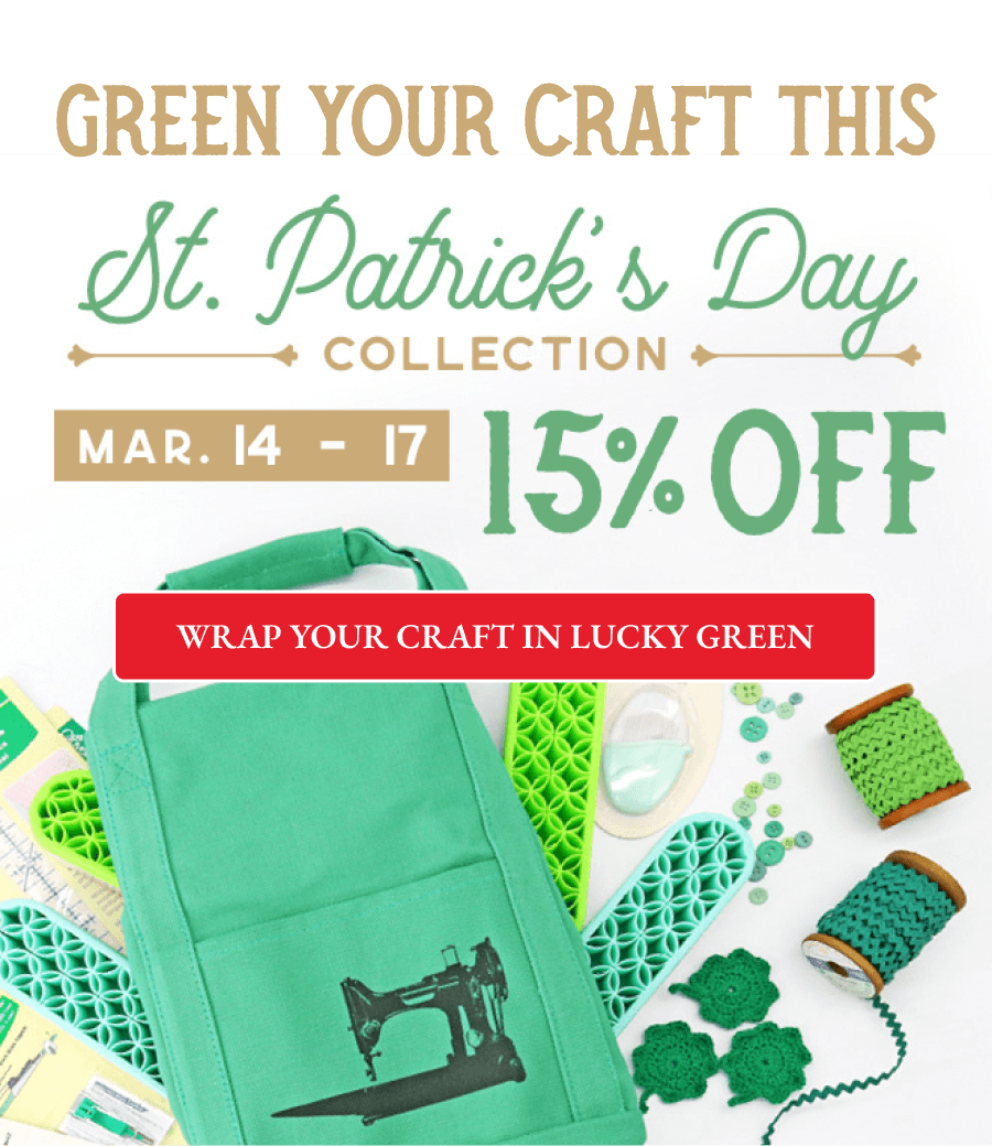 WRAP YOUR CRAFT IN LUCKY GREEN