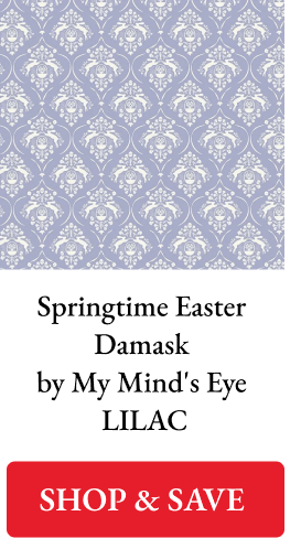 Springtime Easter  Damask  by My Mind's Eye  LILAC