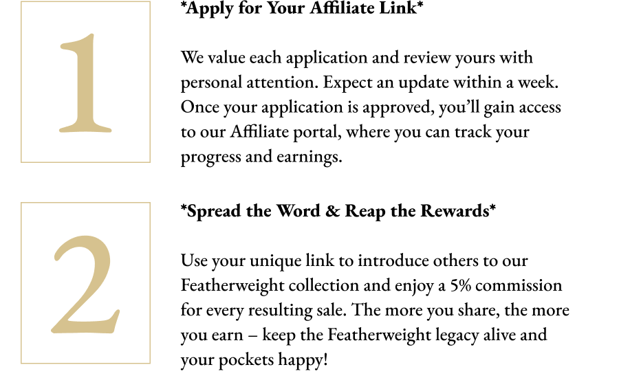 *Apply for Your Affiliate Link*