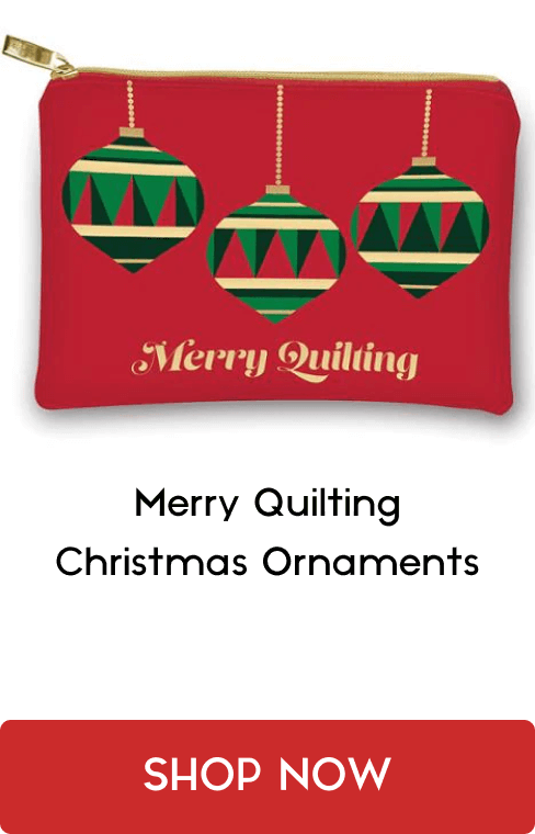 merry quilting Christmas ornaments