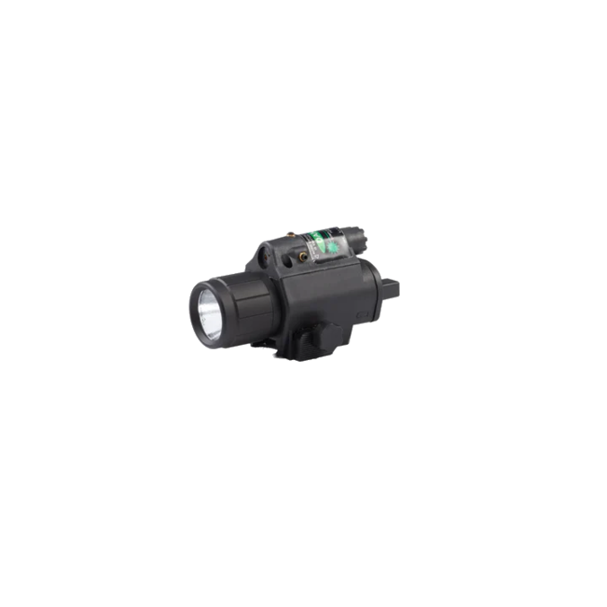 Q5 Rail-Mounted Tactical Flashlight with Green Laser