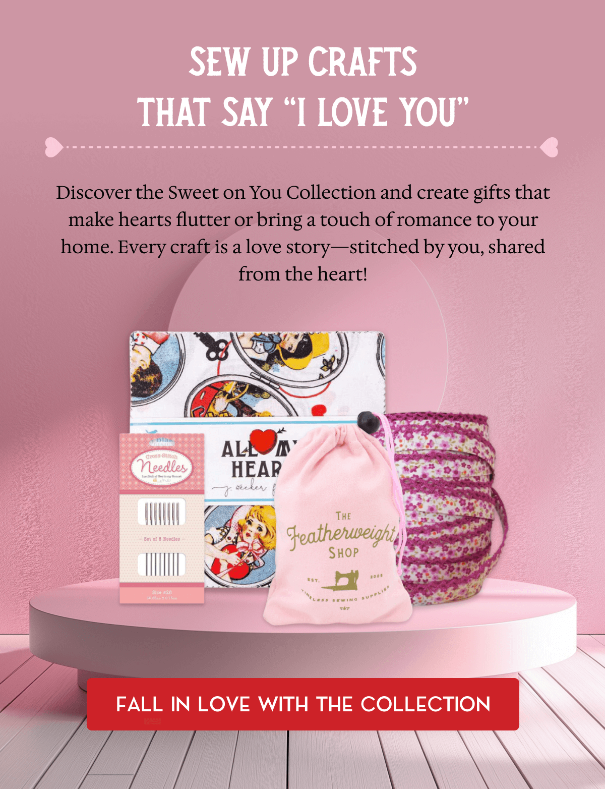 sew up crafts that say I love you