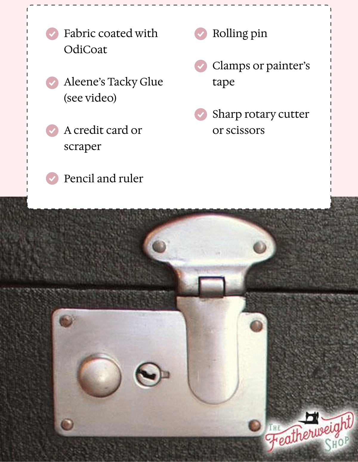 what you will need